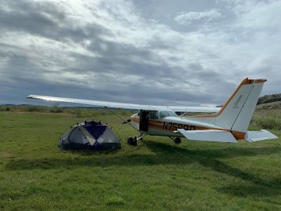 airplane camping